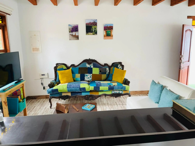 Casa turquesa