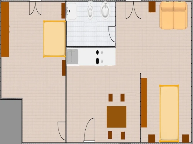 2 Bedrooms Classic Apartment