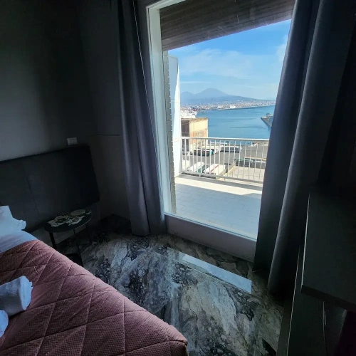 Standard Double Family room with balcony and with sea view