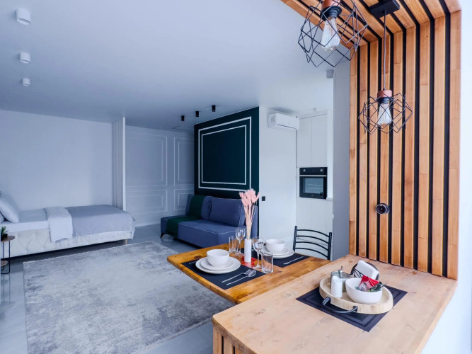 Фотография номера квартиры Апартаменты  Грин ФОКС на ул. Академика Королева, д. 39