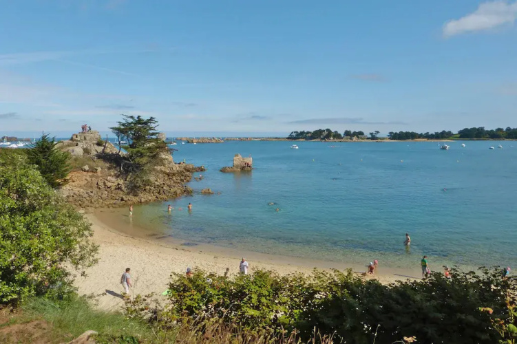 Stone House in Brittany Near Sandy Beach