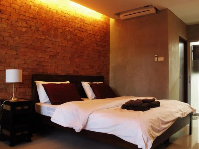 Standard Twin room with balcony and with view
