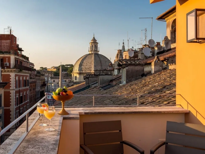 Superior Double Suite with balcony and with city view