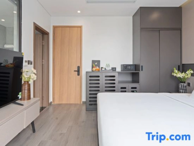 Deluxe Double room with balcony and with sea view