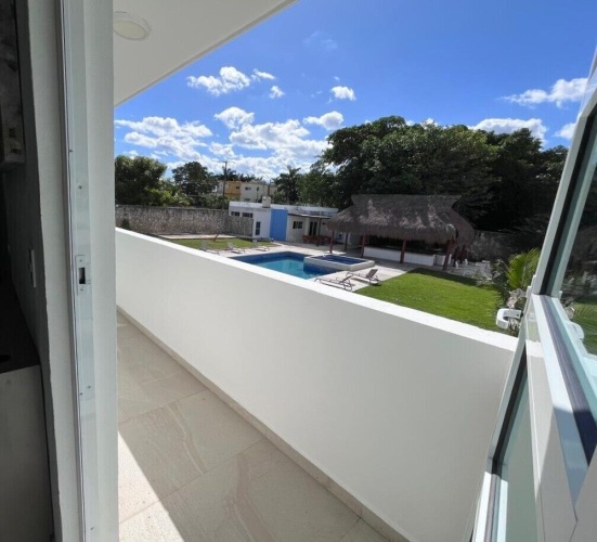 Standard Double room with balcony and with pool view