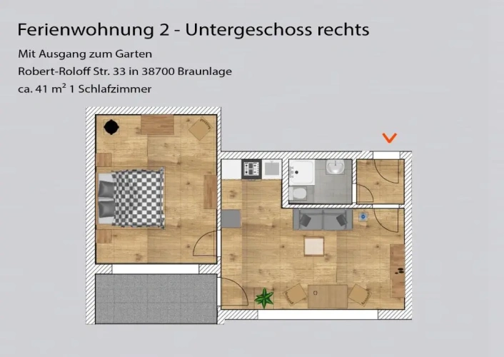 1 Bedroom Apartment