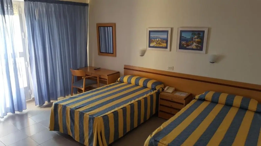 Standard Twin room with balcony and with sea view