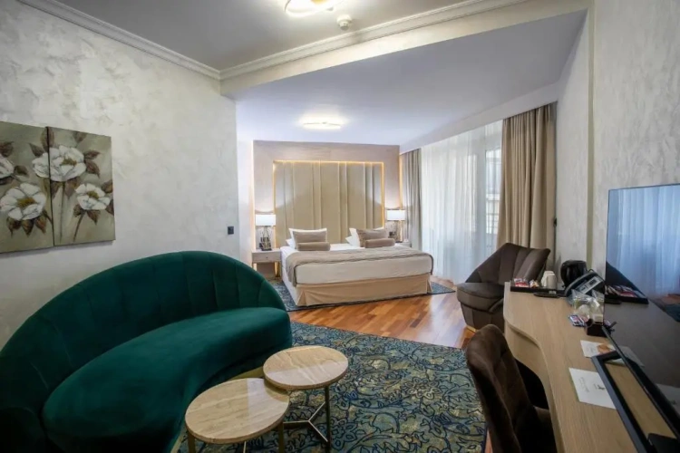 Standard Twin room with balcony and with view