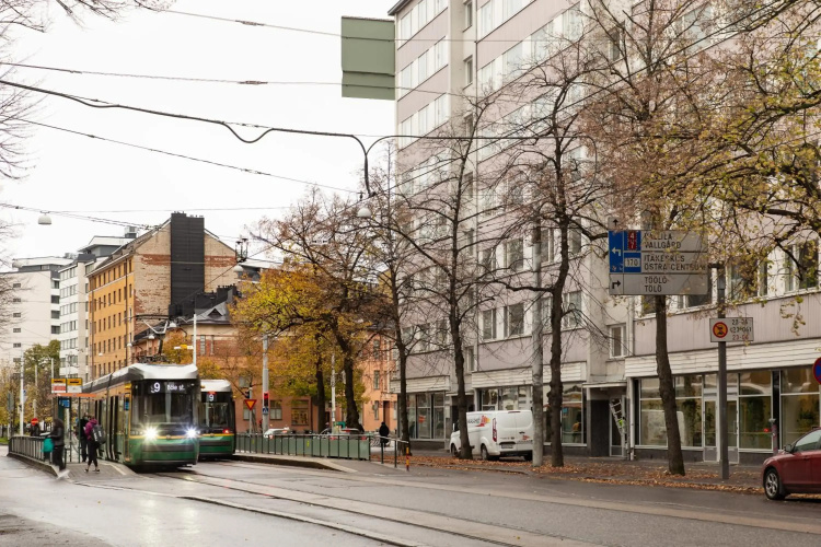 Nordic studio in trendy area