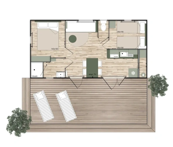2 Bedrooms Standard room