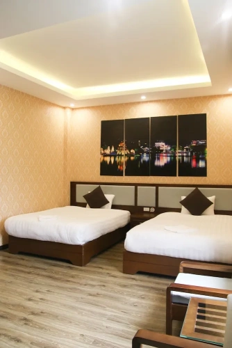 Standard Twin room with mountain view