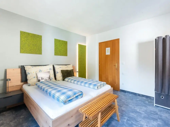 Spacious Apartment With Balcony