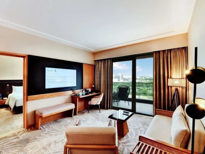 Executive Double Suite with balcony and with pool view