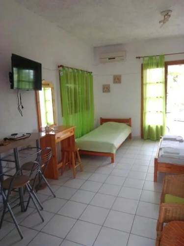 Studio with balcony and with view