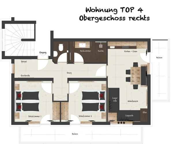 3 Bedrooms Comfort Apartment