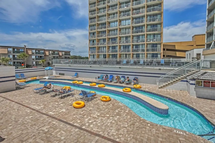 Steps to Shore: Beachfront Studio w/ Pool Access!