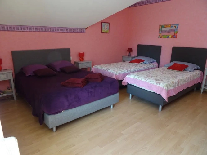 Standard Quadruple room with balcony
