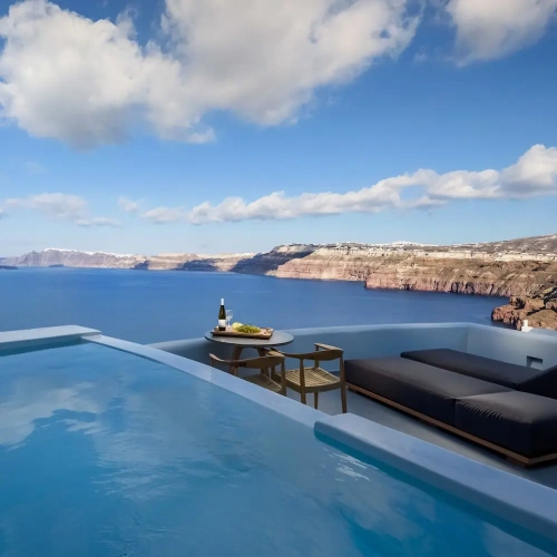 Suite with balcony and with mountain view