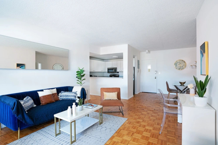 Sunny 3 BR 3 Bath Apt With Large Balcony