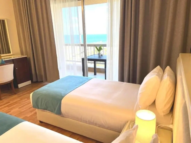 Premium Twin room with balcony and with sea view