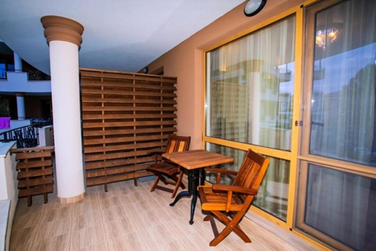 Studio with balcony