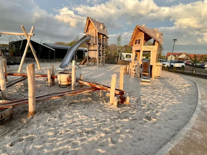 Outside