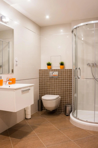Prague apartment in residential tower · parking