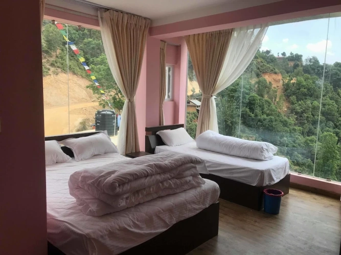 Standard Family room with mountain view