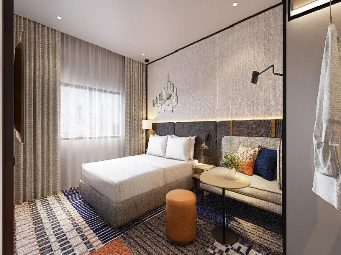 Standard Double room with city view