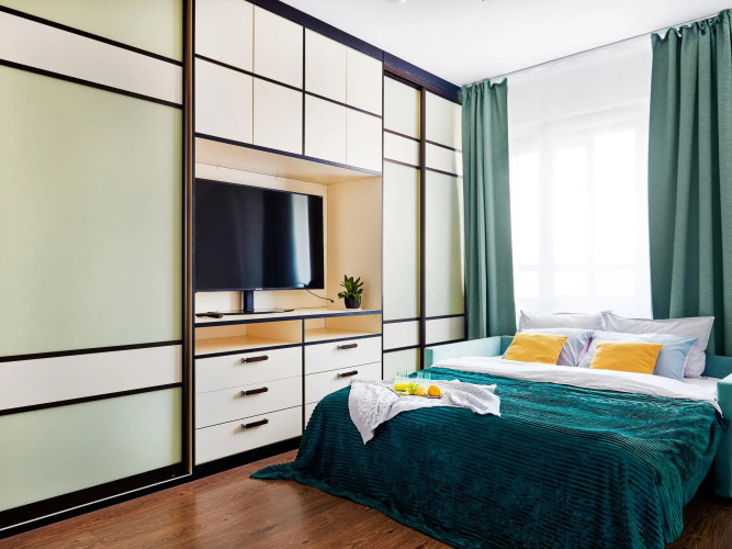 Фотография номера квартиры Апартаменты Грин на Кондратьевском