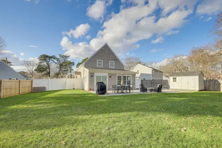 Patio & Fire Pit: Retreat 2 Mi to Cape Cod Beaches