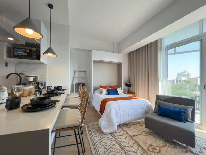 Elegante loft de 1BR en Roma Norte
