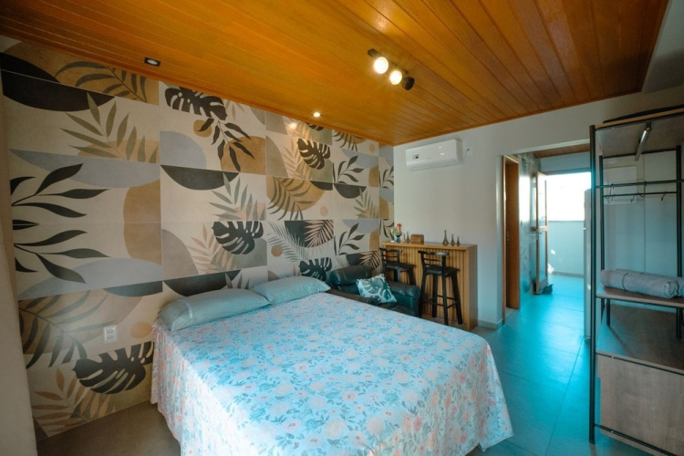 Studio Para 2 c Ar-condicionado na Barra da Lagoa