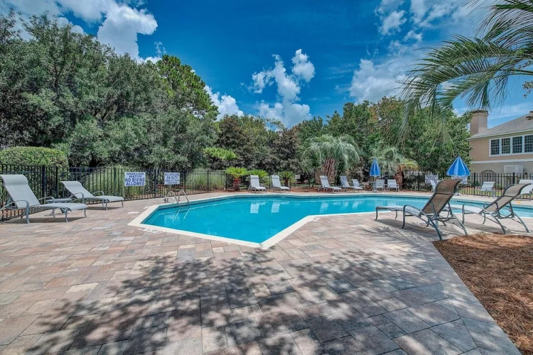 Poolside at DeBordieu Colony