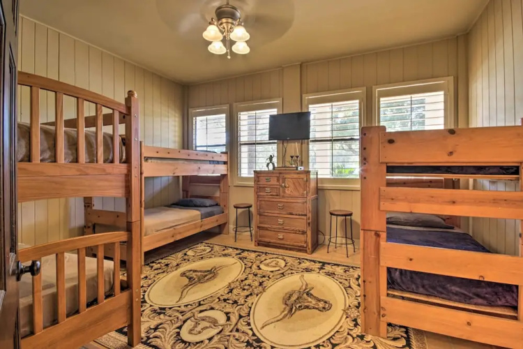 Lakefront Wallis Ranch w/ Private Beach & Patio!