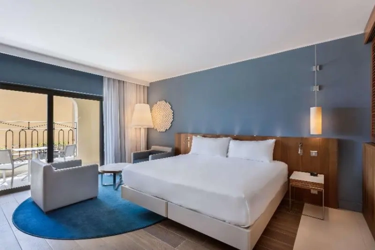 Deluxe Double room with balcony and with garden view