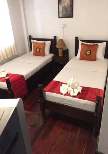Standard Twin room with balcony and with city view
