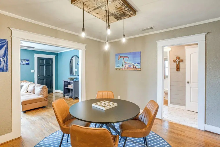 Fire Pit & Small-town Charm: San Angelo Getaway!