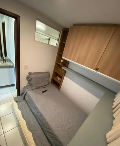 Apartamento Beira Mar 14º andar com 2 Quartos