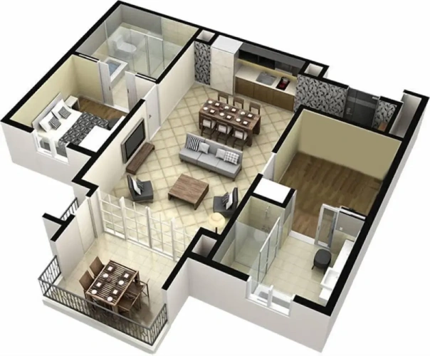 2 Bedrooms Suite