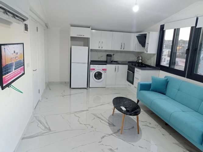 1 Bedroom Standard Family room with balcony and with sea view