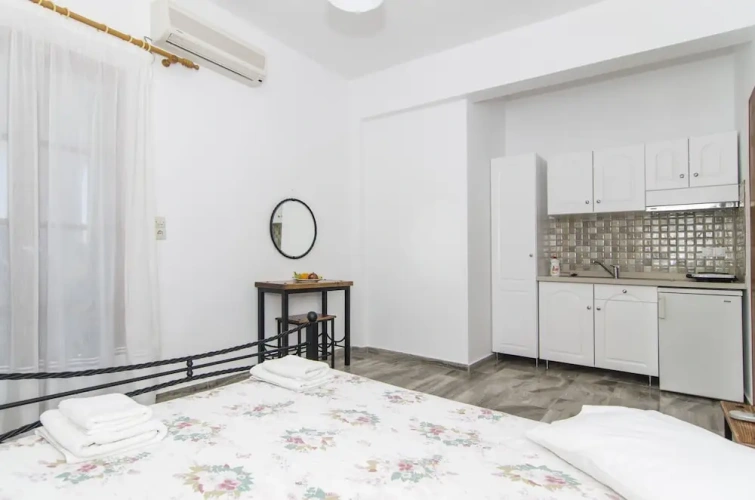 Studio with balcony