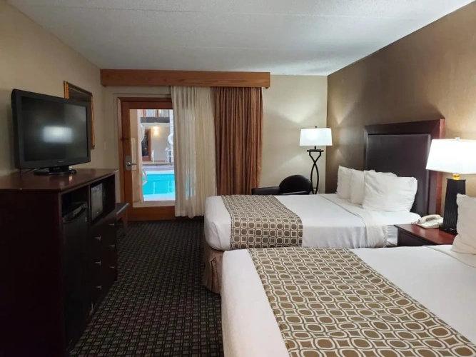 Standard Double room with pool view