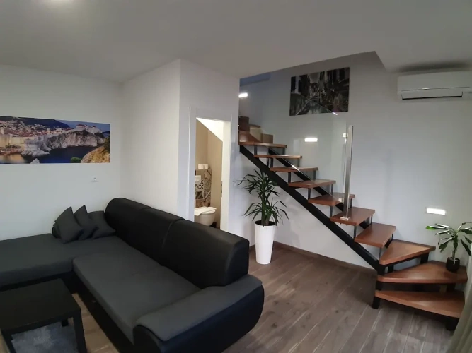 Deluxe Apartment with balcony and with sea view