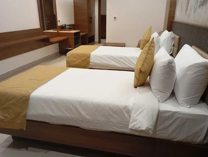 Deluxe Twin room with city view