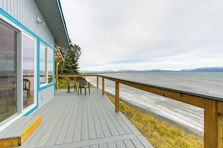 Deck & Panoramic Views: Bayfront House in Homer!