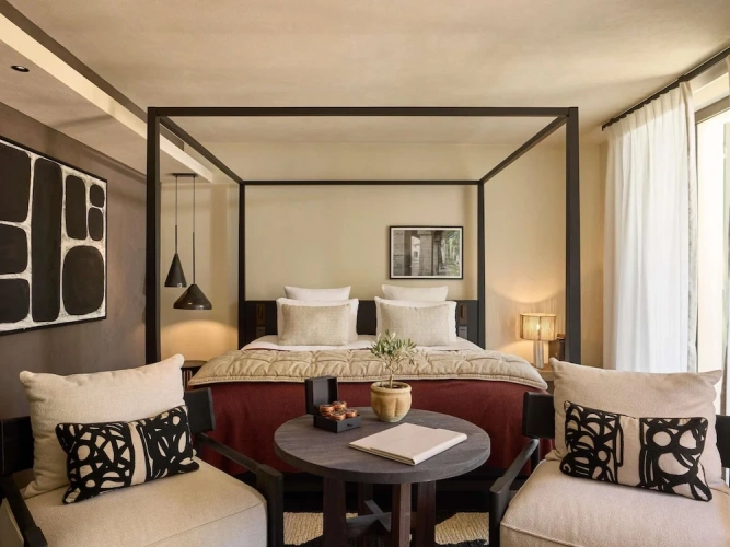 Double Junior Suite with balcony and with pool view