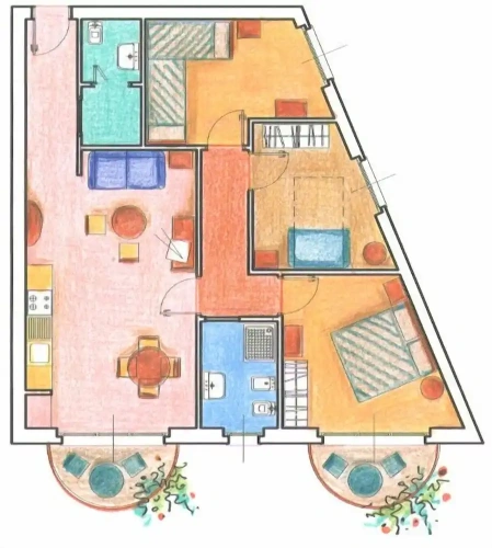 3 Bedrooms Apartment with lake view