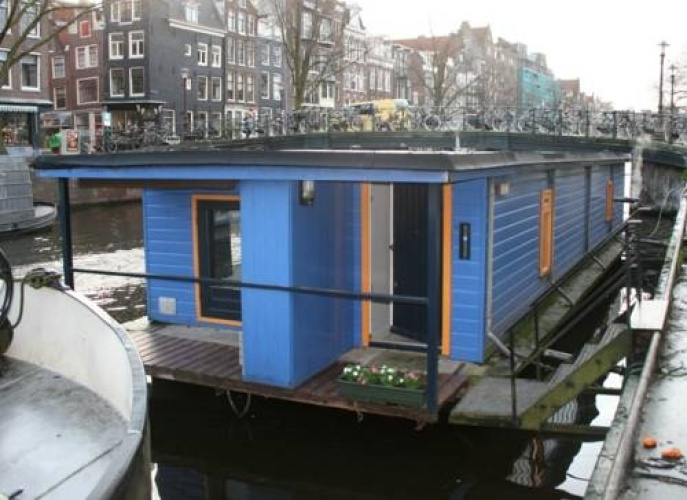 The Blue Houseboat