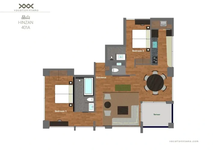 2 Bedrooms Standard Penthouse room